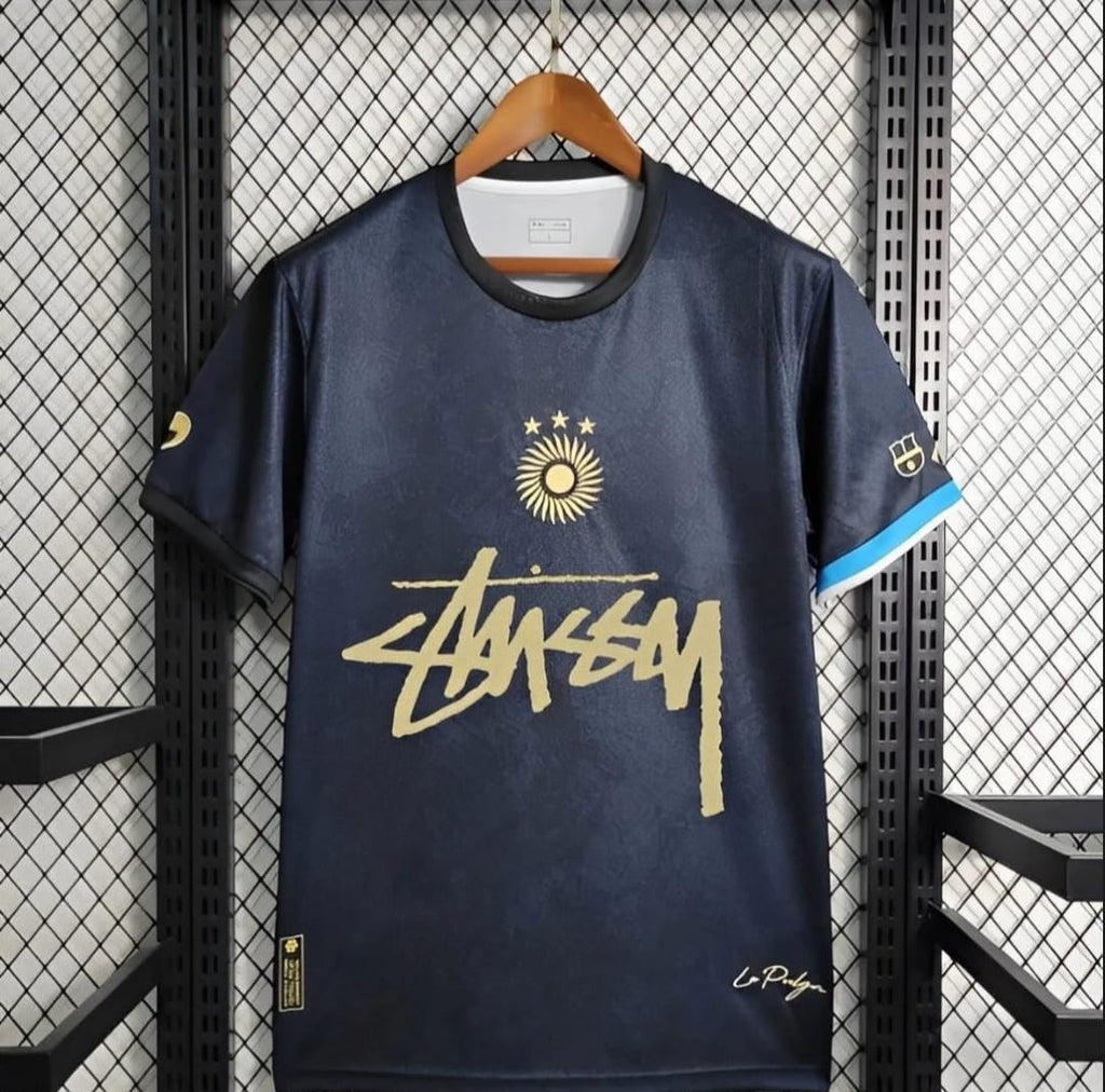 Argentina x Stussy Black Special Jersey