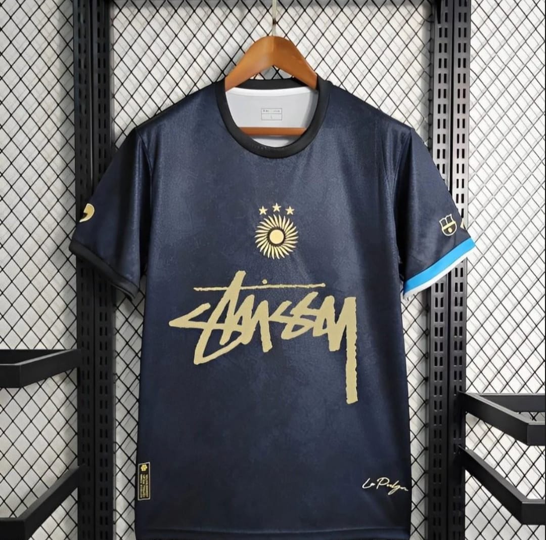 Argentina x Stussy Black Special Jersey