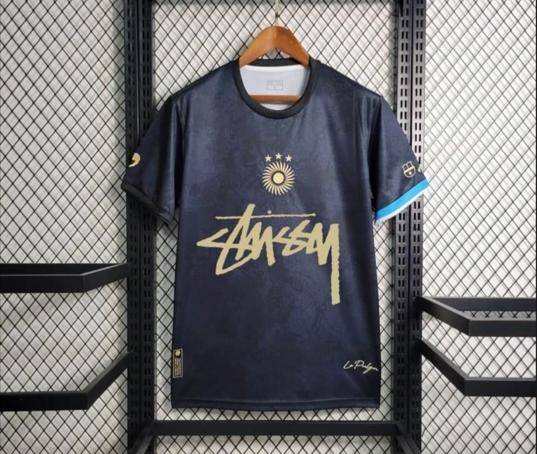 Argentina x Stussy Black Special Jersey